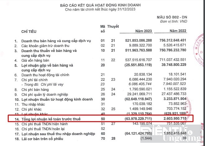 Lỗ lũy kế, cổ phiếu HVX bị đưa vào diện cảnh báo