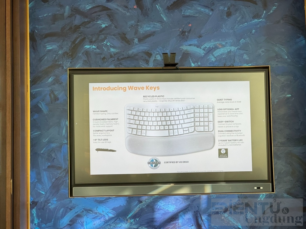 logitech wave keys ban phim thiet ke cong thai hoc doc dao danh cho dan sang tao
