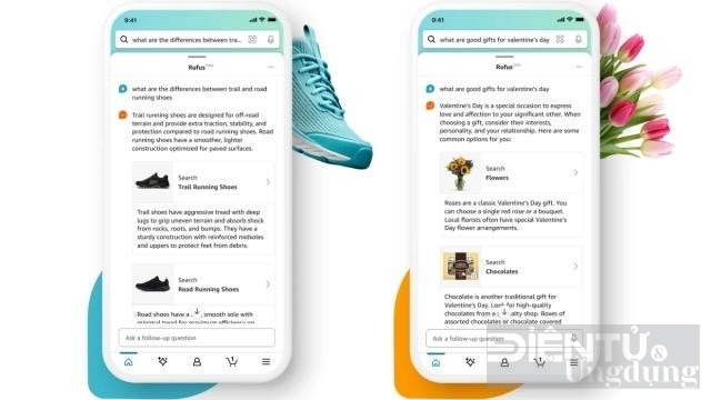 Amazon giới thiệu trợ lý AI Rufus hỗ trợ mua sắm trực tuyến thông qua văn bản và giọng nói