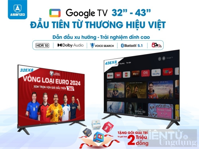 Asanzo ra mắt Google TV thế hệ mới