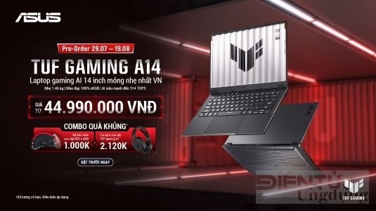 ASUS TUF Gaming A14 chính thức mở Pre-order tại Việt Nam