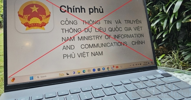 Cảnh báo giả mạo trang web của Bộ TT&TT để lừa người dân cài ứng dụng chứa mã độc