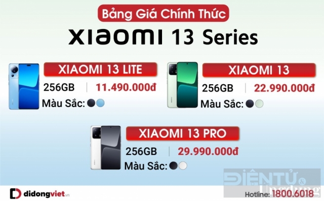 Đặt trước Xiaomi 13 series, nhận ưu đãi đến 6 triệu đồng