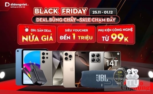 Deal sốc giờ vàng cùng Di Động Việt