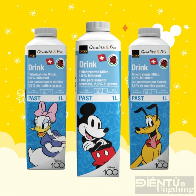 Disney và Tetra Pak chung tay mang ‘phép màu’ lên vỏ hộp sữa
