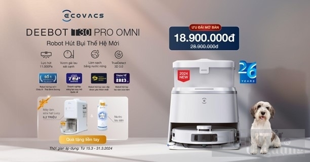 ECOVACS DEEBOT T30 Pro Omni: lựa chọn đáng giá trong phân khúc