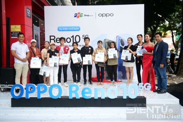 FPT Shop mở bán gần 2.000 đơn hàng OPPO Reno10 5G 256GB