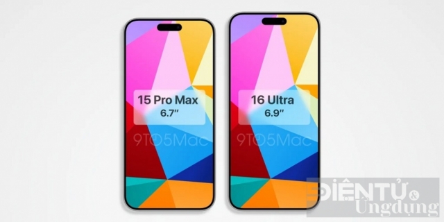 Giải mã kế hoạch Apple tăng kích thước màn hình iPhone 16 Pro Max