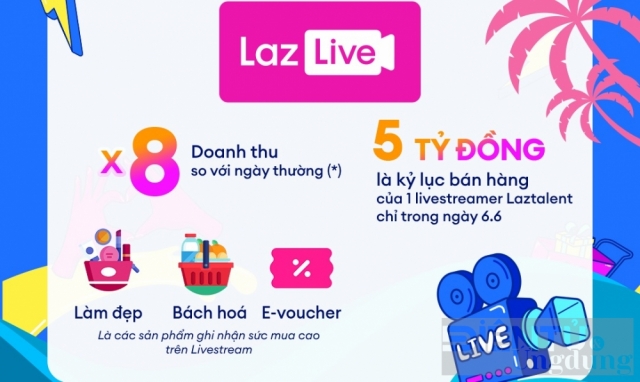 Kênh livestream được yêu thích nhất trong lễ hội mua sắm 6.6