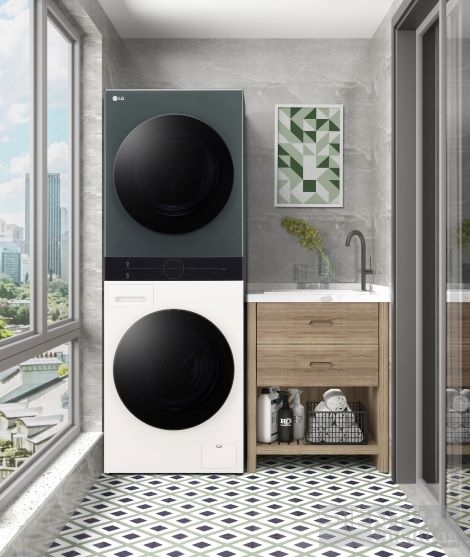 LG ra mắt tháp giặt sấy thông minh LG WashTower™