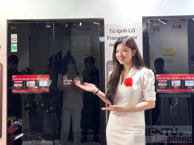 LG trưng bày dòng tủ lạnh đặc biệt dành riêng cho bếp Việt