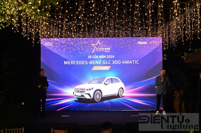 Mercedes-Benz GLC300 4Matic đoạt ngôi vị Xe của năm 2024