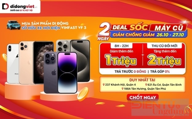 Mua iPhone cũ, dùng thử 7 ngày miễn phí