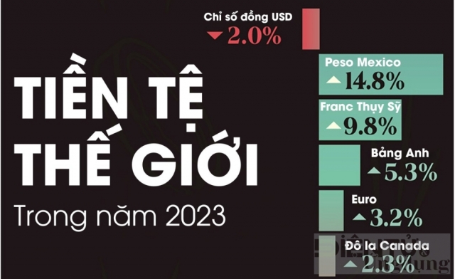 Năm 2023, đồng tiền nào có biến động lớn về giá trị?