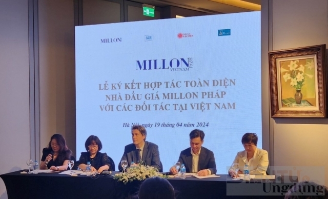 Nhà đấu giá Millon Pháp ký kết hợp tác với đối tác Việt Nam