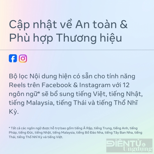 Nhà quảng cáo Việt đã có thể lựa chọn bộ lọc cho thương hiệu của mình