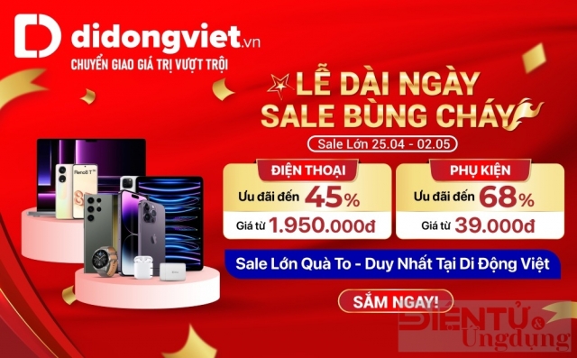 Nhiều sản phẩm công nghệ giảm sâu dịp 30/4 - 1/5