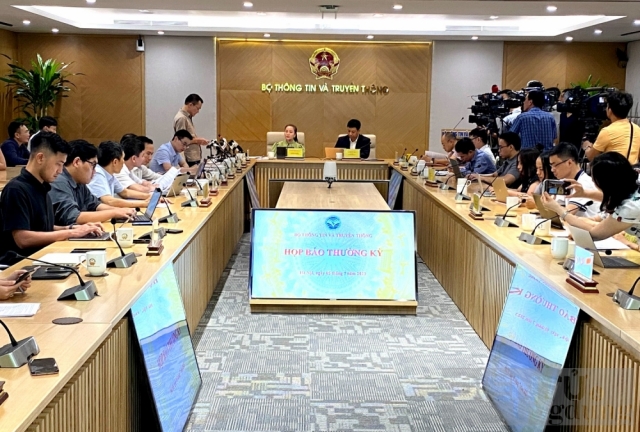 Nội dung trọng tâm Họp báo Bộ TT&TT thường kỳ tháng 7 năm 2023