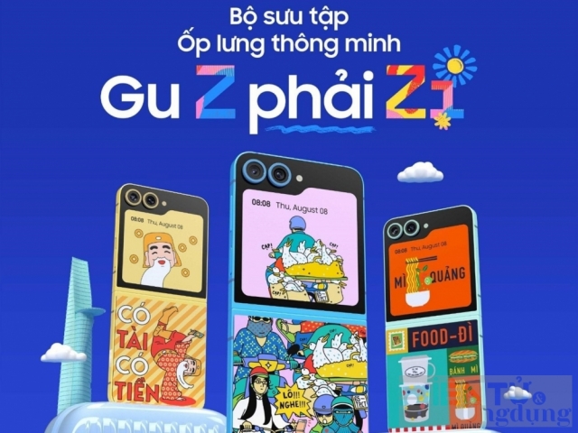 Ốp lưng NFC Flipsuit cho Galaxy Z Flip6 thể hiện cá tính GenZ Việt