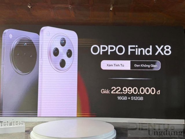 OPPO Find X8 series chính thức ra mắt tại Việt Nam với giá bán từ 22.990.000 đồng