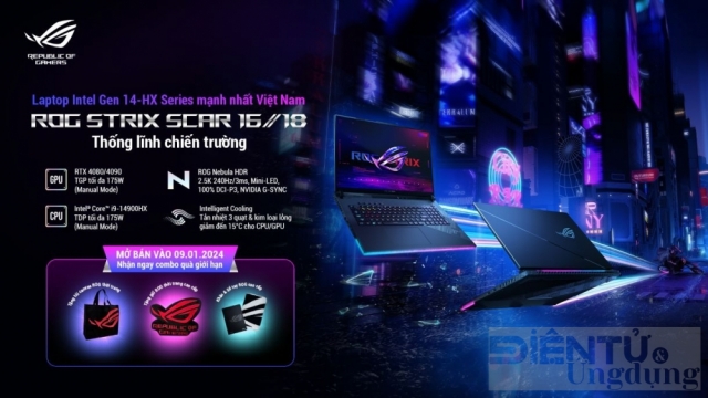 ROG Strix SCAR 18 chính thức ra mắt với giá bán từ 110 triệu đồng