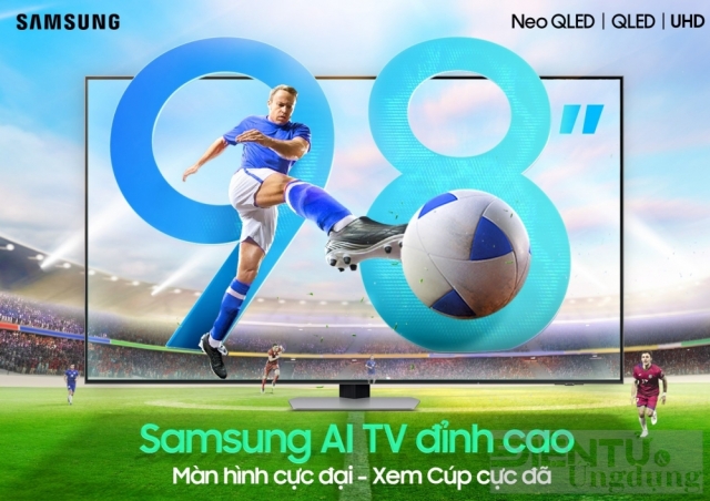 Samsung duy trì vị thế dẫn đầu của dòng TV cực đại 98inch bằng loạt sản phẩm mới