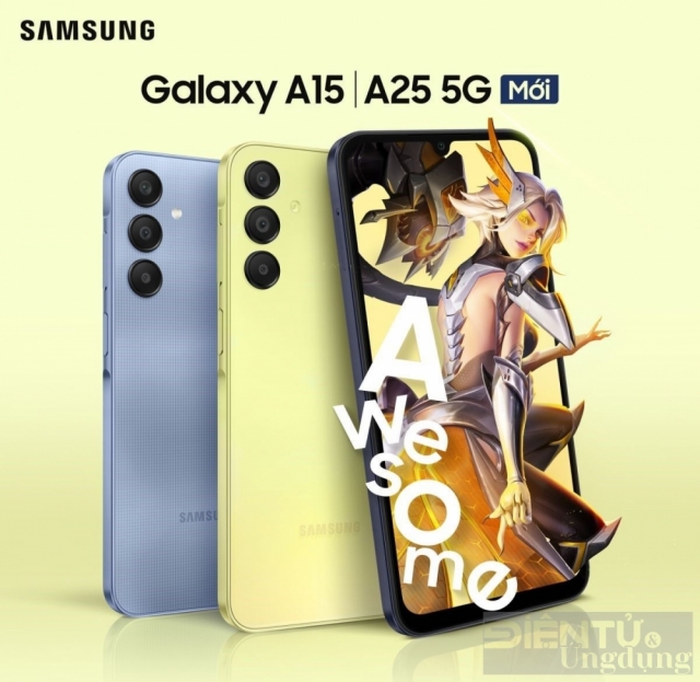 Samsung ra mắt bộ đôi Galaxy A15 và Galaxy A25 5G mới