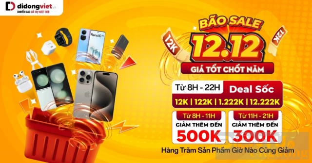 Săn deal công nghệ đồng giá từ 12.000 đồng