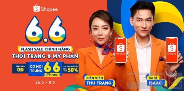 Shopee - Hè sang đón 6.6 Flash Sale Chính Hãng