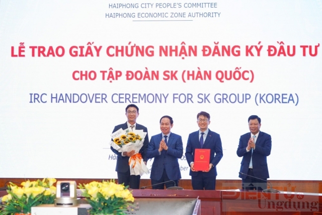 Tập đoàn SK (Hàn Quốc) đầu tư dự án 500 triệu USD tại Hải Phòng