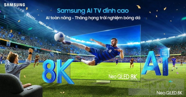 Trải nghiệm mùa Euro mới cùng Samsung AI TV