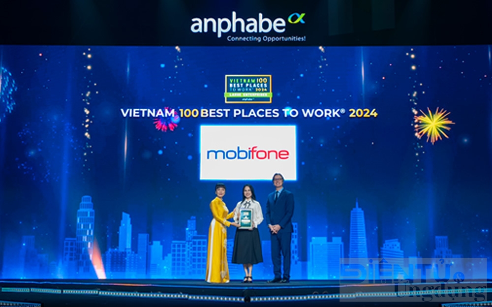 mobifone tiep tuc lot top 100 noi lam viec tot nhat viet nam