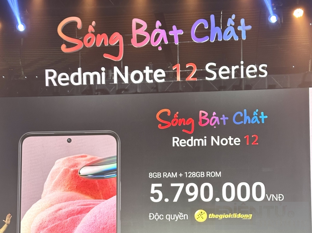 mono se dong hanh cung xiaomi redmi note 12 song bat chat