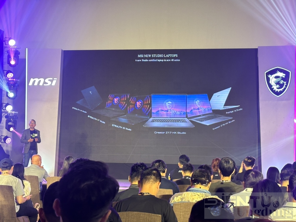 msi ra mat loat san pham laptop rtx 40 series moi