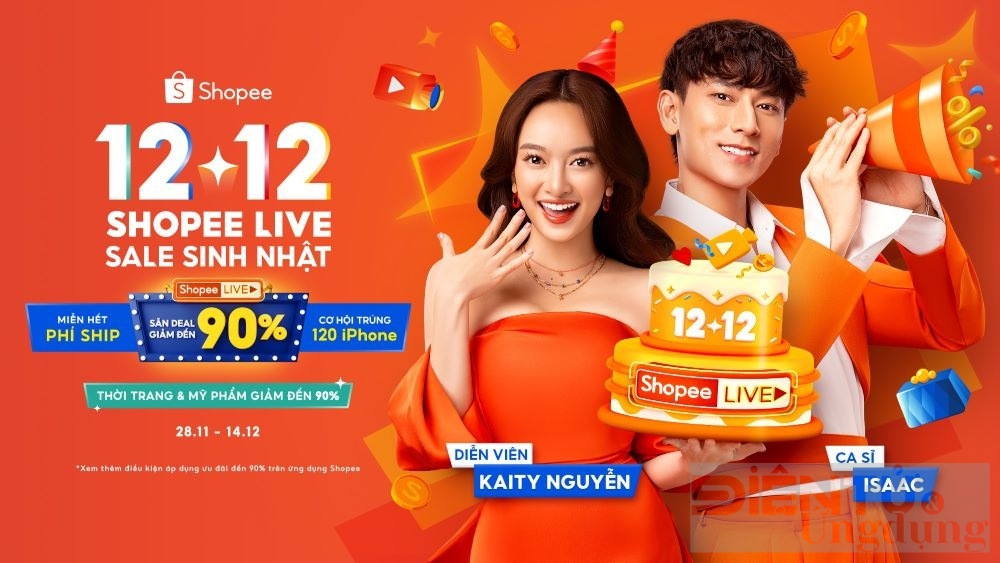 Mừng sinh nhật, cùng Shopee tận hưởng ưu đãi giảm đến 90%