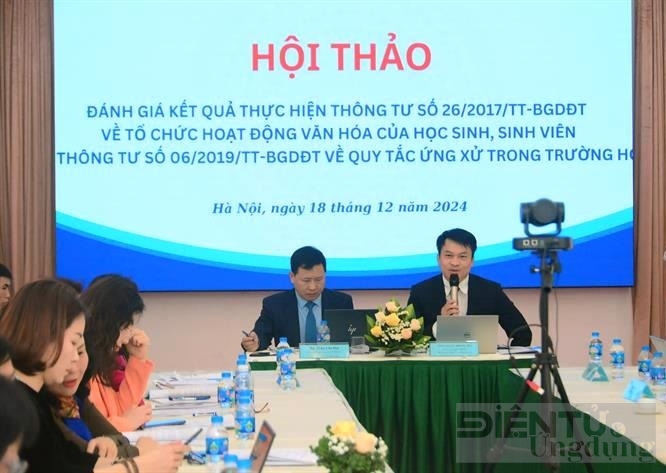 nang cao nhan thuc ve vai tro cua van hoa ung xu trong cac co so giao duc