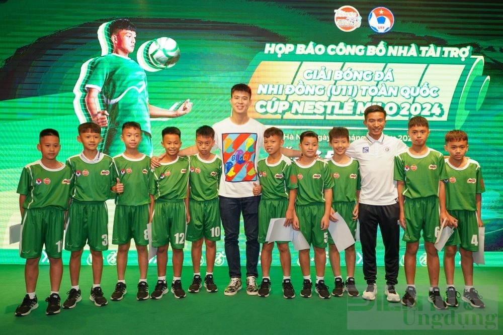 nestle milo dong hanh cung giai bong da nhi dong u11 toan quoc 2024