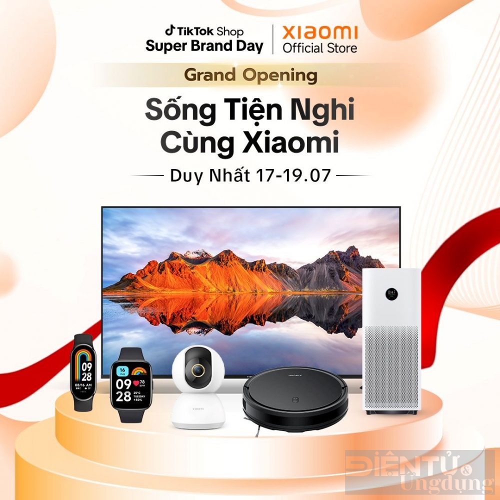 ngay hoi xiaomi super grand opening tren tiktok shop co gi
