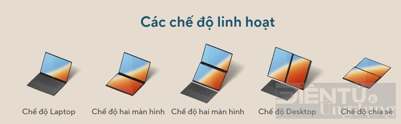 nhan doi quyen nang voi laptop hai man hinh asus zenbook duo