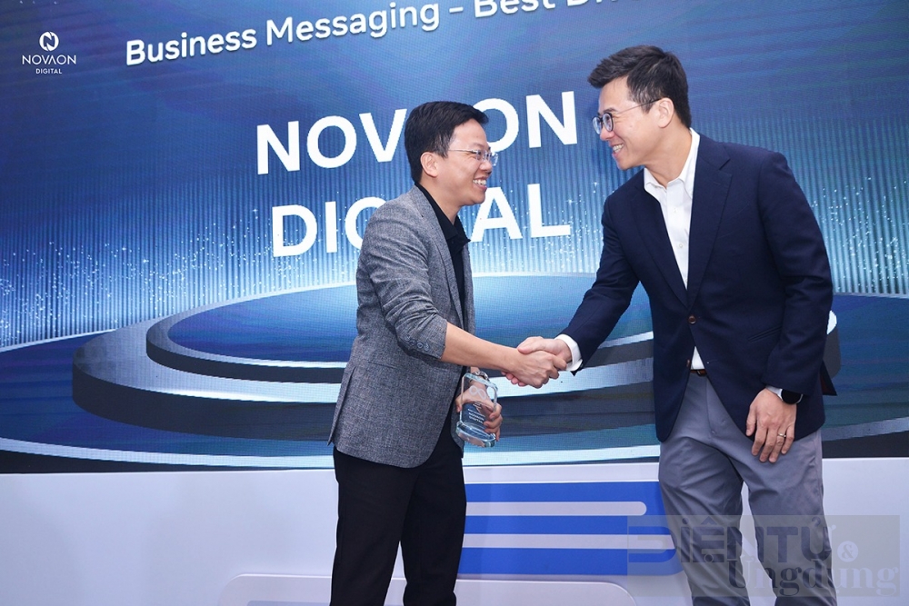 novaon duoc vinh danh tai vietnam business messaging awards 2023