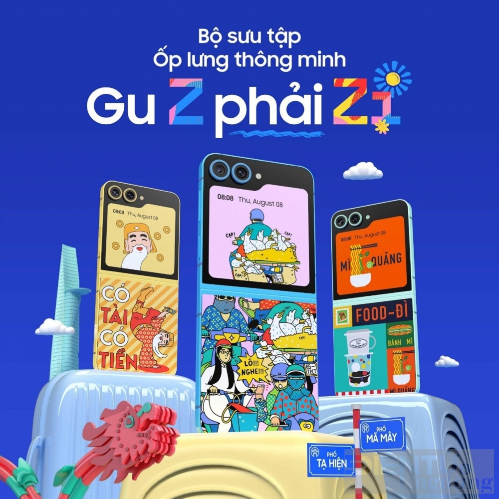 op lung nfc flipsuit cho galaxy z flip6 the hien ca tinh genz viet