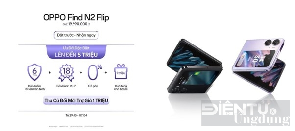 oppo to chuc chuoi trai nghiem find n2 flip