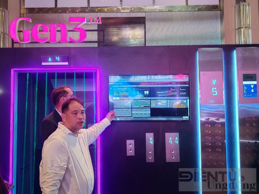 otis viet nam ra mat thang may ket noi ky thuat so gen3
