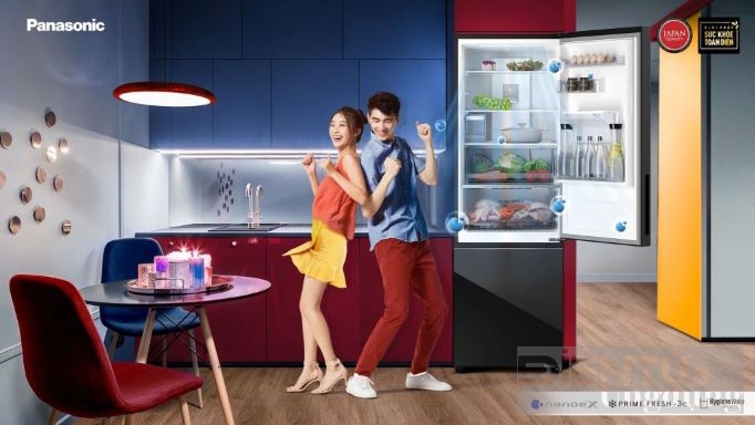 panasonic ra mat dong tu lanh 2 canh the he moi
