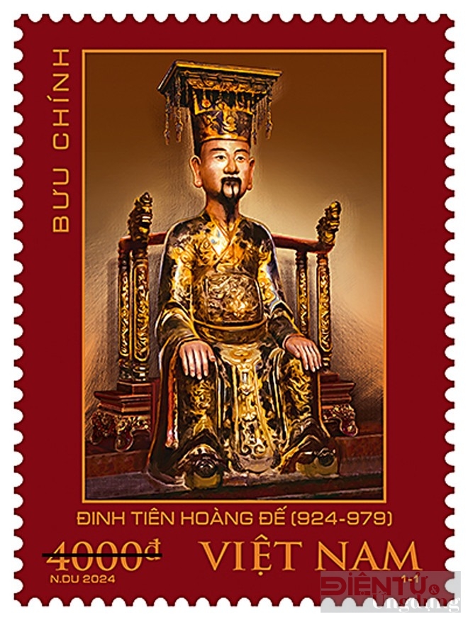 phat hanh bo tem ky niem 1100 nam sinh dinh tien hoa ng de