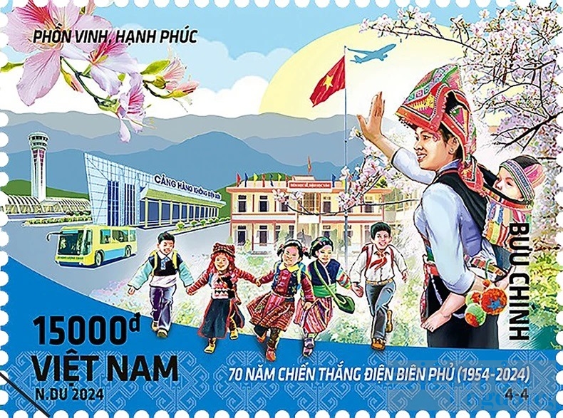 phat hanh bo tem ky niem 70 nam chien thang dien bien phu