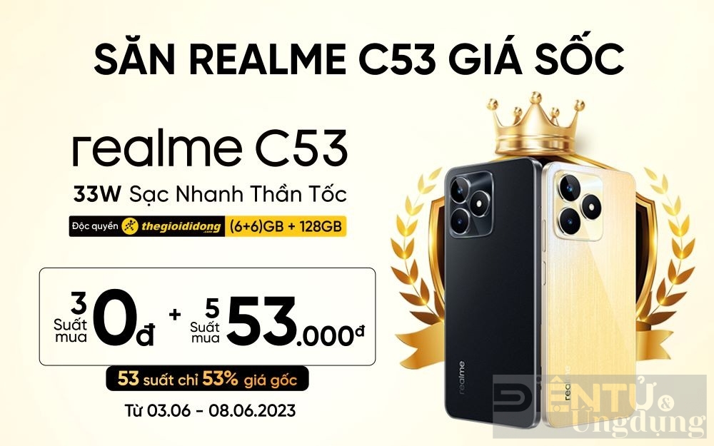 realme c53 chinh thuc ra mat ban doc quyen tai the gioi di dong