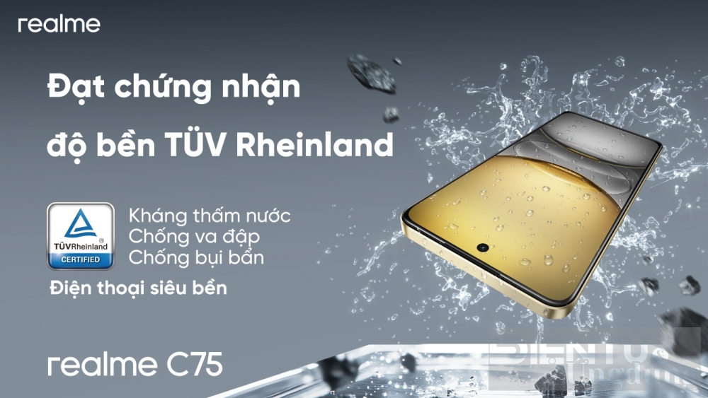 realme c75 chinh thuc len ke tu ngay 1 thang 12 toi