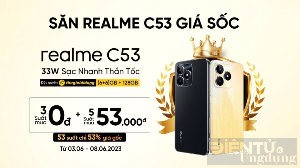 realme xác nhận ngày ra mắt realme C53