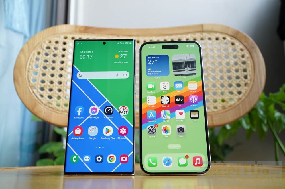 samsung galaxy s23 ultra iphone 14 pro max ky phung dich thu